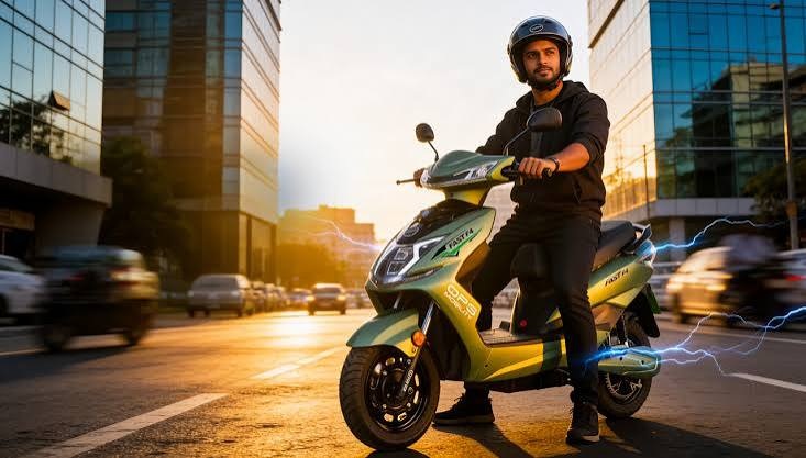 A modern electric scooter delivering powerful, eco-friendly performance for fast and convenient urban commuting.