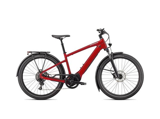 Red Specialized Turbo Vado SL 2 step-through lightweight e-bike